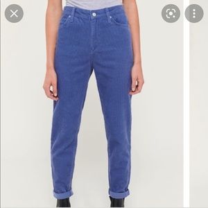 Urban Outfitters - BLUE Mom High Rise Corduroy’s